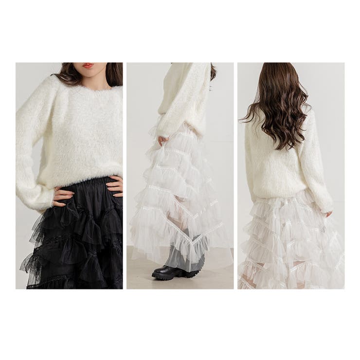idealuce ♡シュークリームスカート iDea Luce イデアルーチェ｜大人リアルクローズセレクトショップ