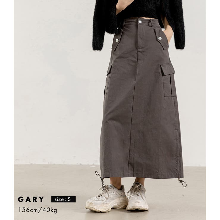 カーゴスカート ベイカースカート ロング | teddyshop | 詳細画像5 