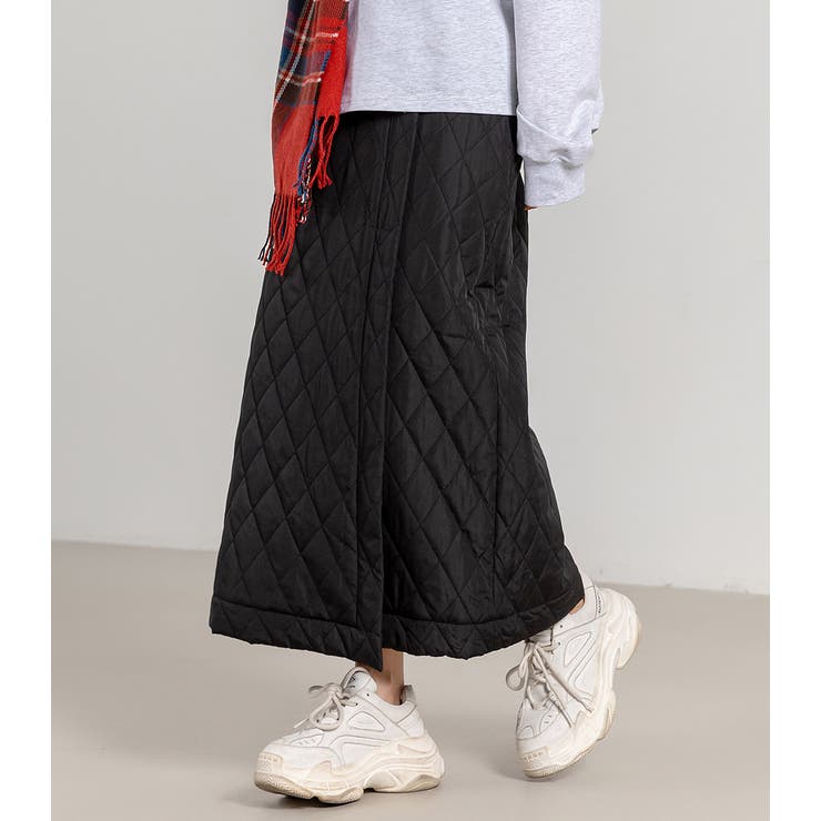 キルティング 巻きスカート ロングスカート | teddyshop | 詳細画像12 