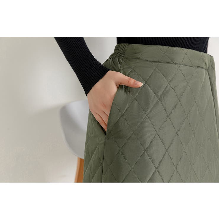 キルティング 巻きスカート ロングスカート | teddyshop | 詳細画像29 