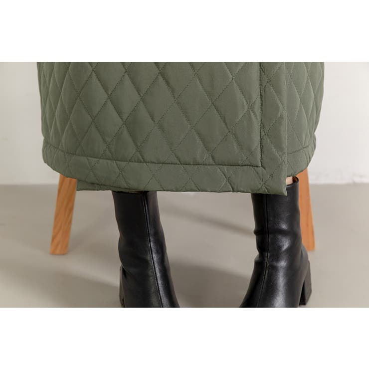 キルティング 巻きスカート ロングスカート | teddyshop | 詳細画像30 