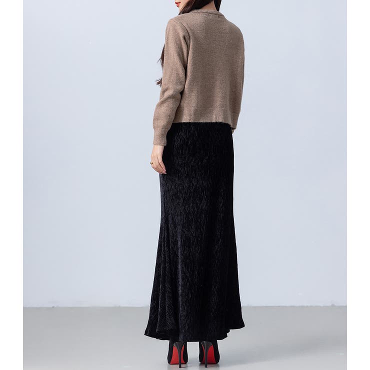 ベロア マーメイドスカート ロング | teddyshop | 詳細画像10 