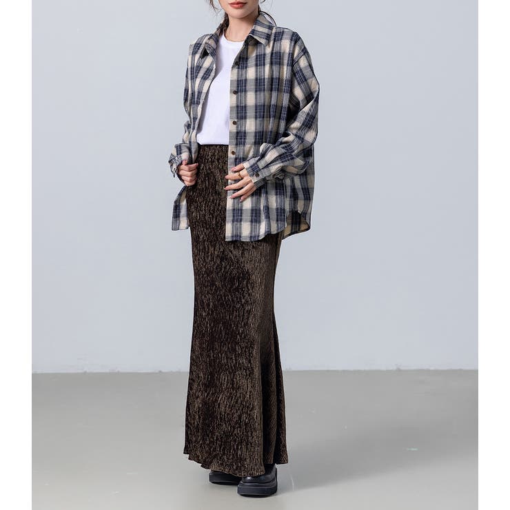 ベロア マーメイドスカート ロング | teddyshop | 詳細画像14 