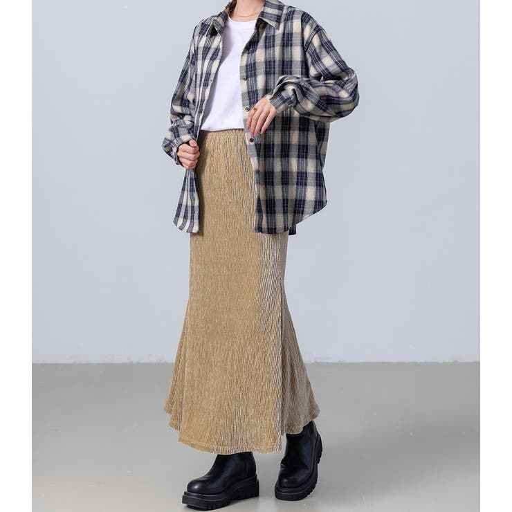 ベロア マーメイドスカート ロング | teddyshop | 詳細画像18 