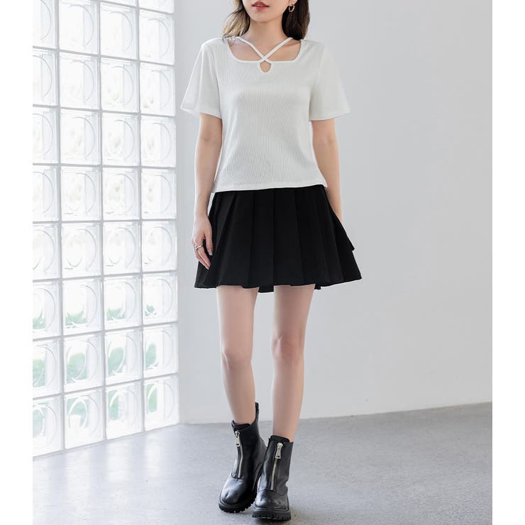 プリーツスカート ミニ ボトムス | teddyshop | 詳細画像10 