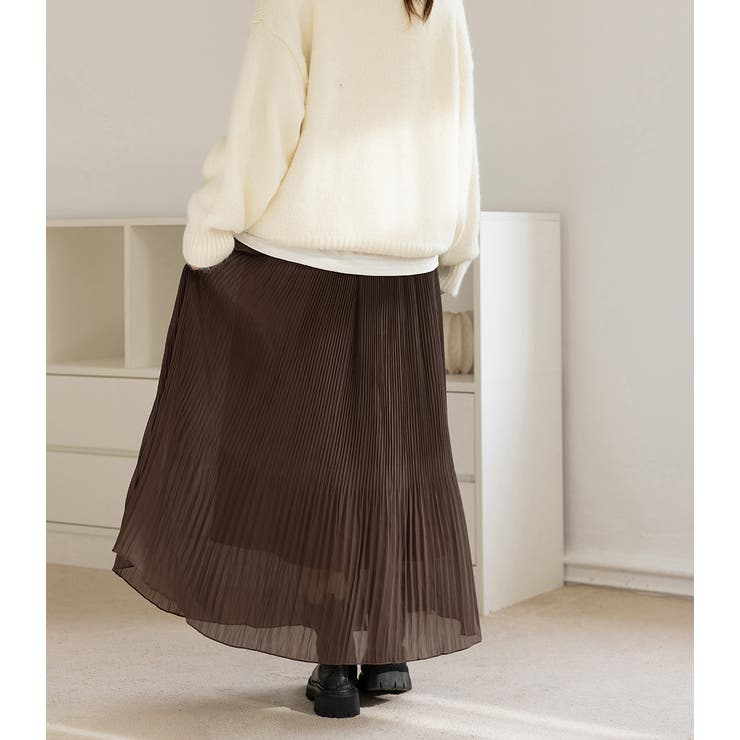 プリーツスカート 裏起毛 全4色 | teddyshop | 詳細画像18 