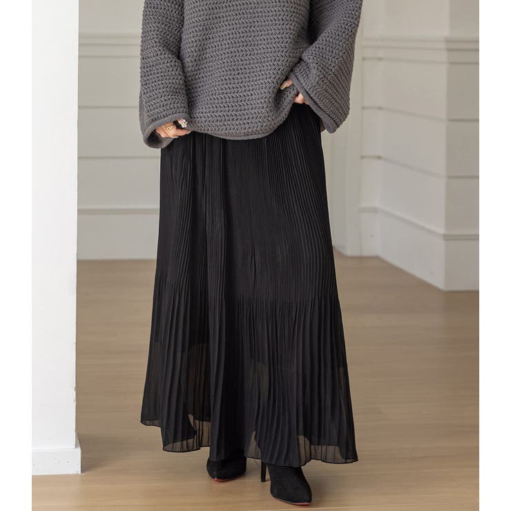 プリーツスカート 裏起毛 全4色 | teddyshop | 詳細画像8 