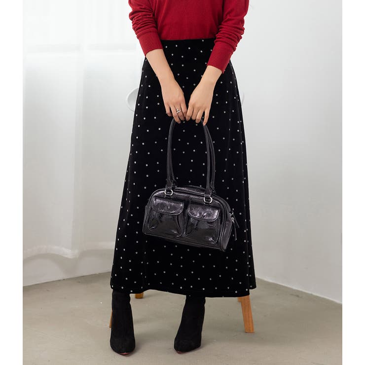 ベロアスカート ロング 全2色 | teddyshop | 詳細画像17 