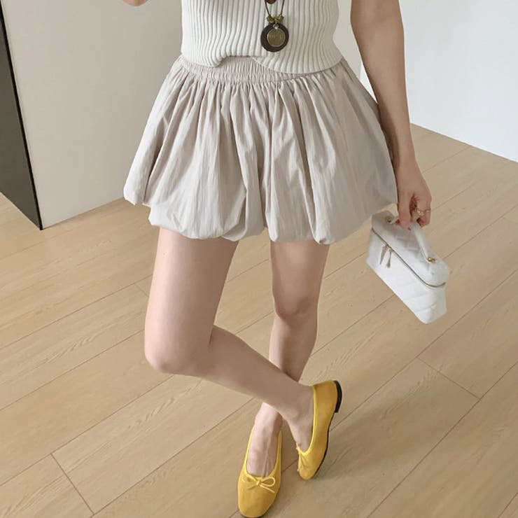 「ふわっと軽やかミニ」バルーンスカート ミニ 全4色 | teddyshop | 詳細画像11 