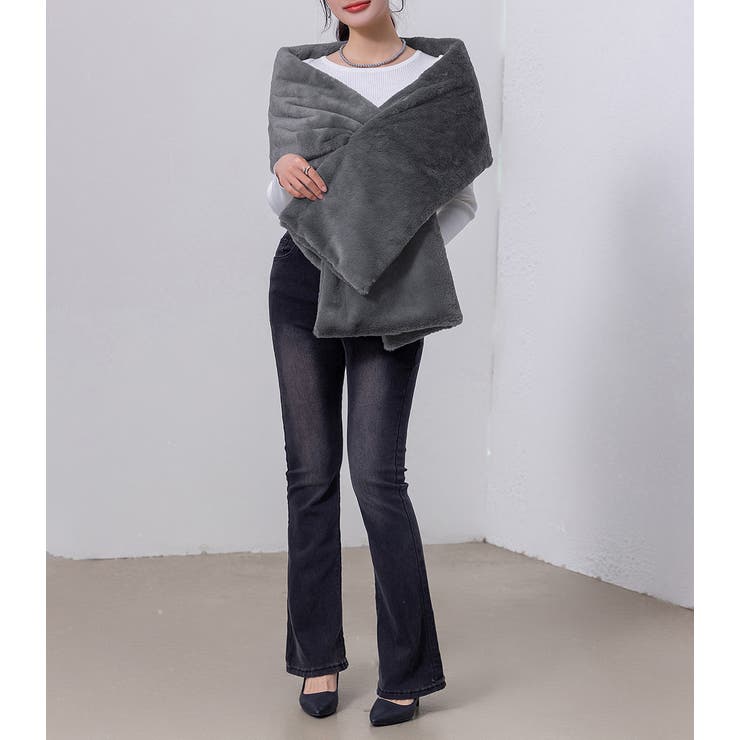 フェイクファー ストール 大判 | teddyshop | 詳細画像16 