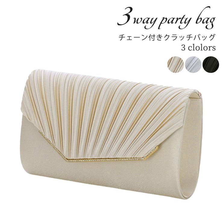 【開店記念セール！】 パーティーバッグ ショルダーバッグ[品番：TY000008606 結婚式 クラッチバッグ、パーティバッグ