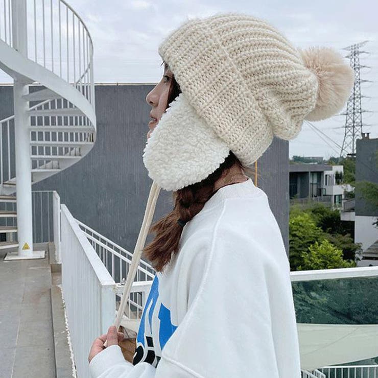 ニット帽 レディース 耳当て | teddyshop | 詳細画像12 