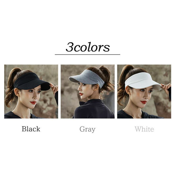 サンバイザー レディース UVカット | teddyshop | 詳細画像6 