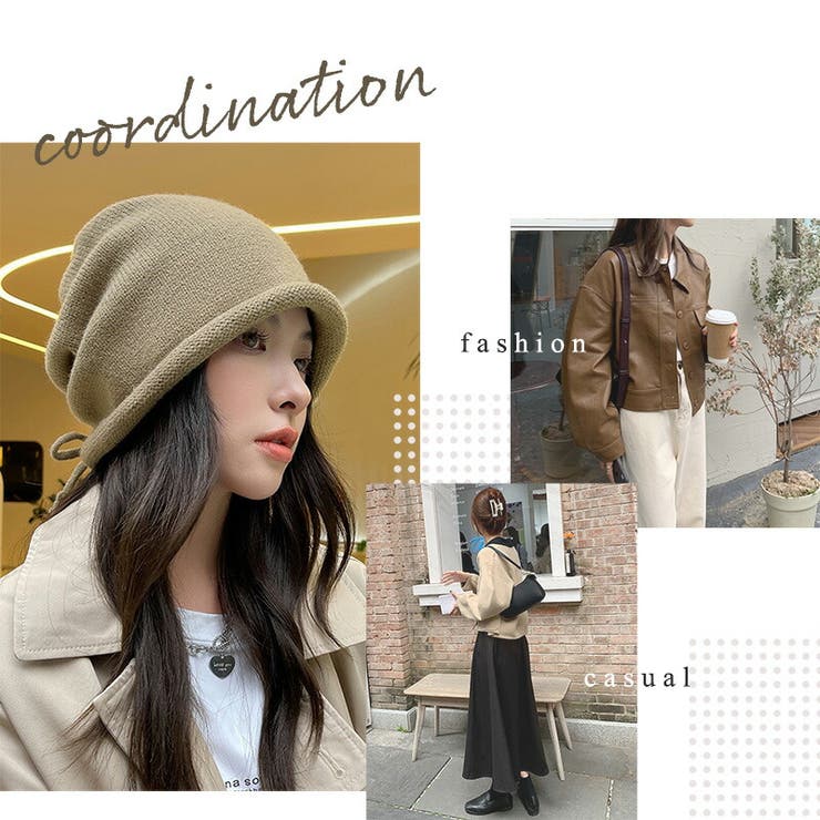 ニット帽 レディース ビーニー | teddyshop | 詳細画像4 