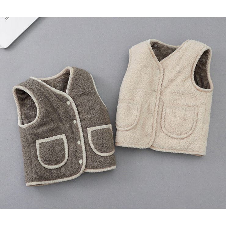 ボア ベスト キッズ[品番：TY000008131]｜Kids Teddy（キッズ