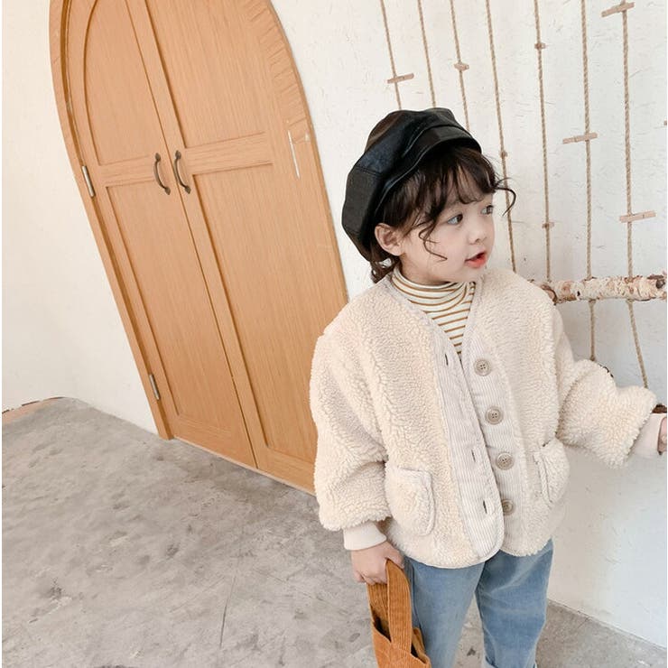 新品 YECCA VECCA テディ ボア ブルゾン ジャケット もこもこ 白
