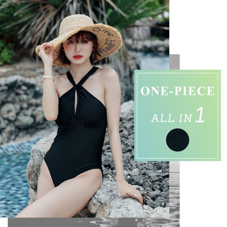 ワンピース オールインワン 水着[品番：TY000005589]｜teddyshop