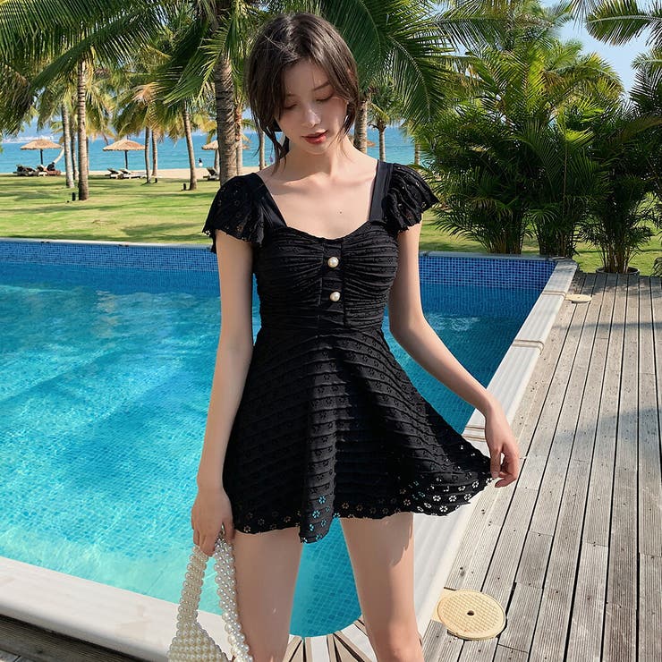 水着体型カバー ワンピース オールインワン | teddyshop | 詳細画像8 