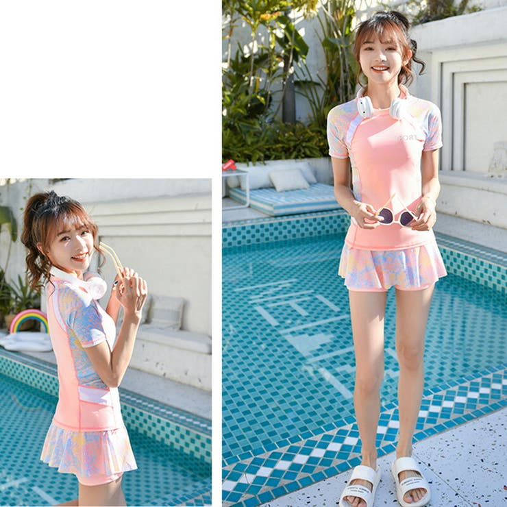 水着体型カバー フィットネス セパレート | teddyshop | 詳細画像9 