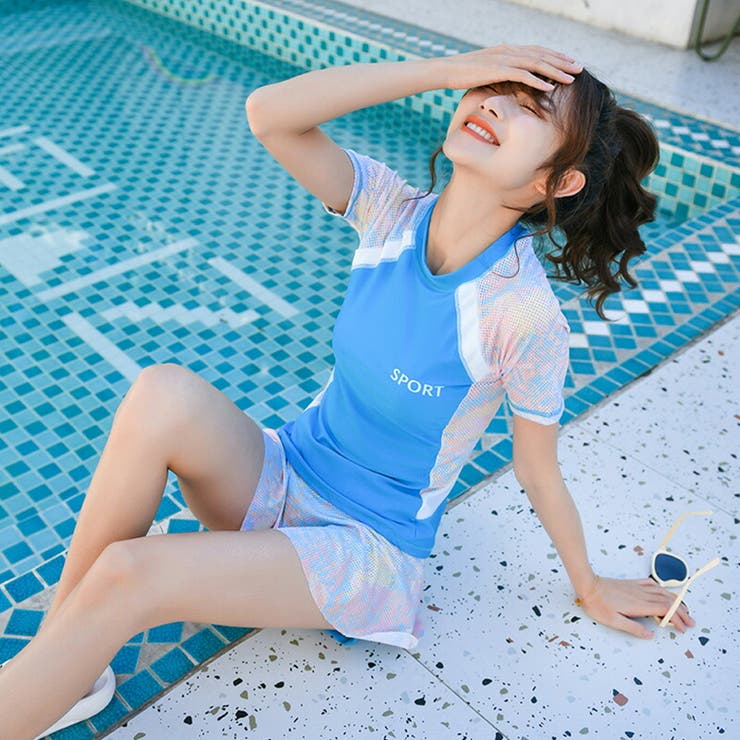 水着体型カバー フィットネス セパレート | teddyshop | 詳細画像16 