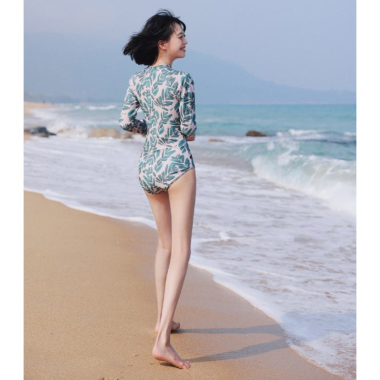 レディース水着 ラッシュガード フィットネス 体型カバー 長袖 上下2点セット 紫外線対策 UVカット 日焼け防止 可愛い お洒落 オシャレ 水遊び  海 プール 全身をカバー カバーオール お腹 太もも 夏 | suguru商事楽天市場店 レディース 日焼け止め水着4点セット ソリッド ... [Shiyato] オールインワン 水着 レディース 一体型 ワンピース 温泉 海水浴 水泳 スイミング プール リゾート ビーチ