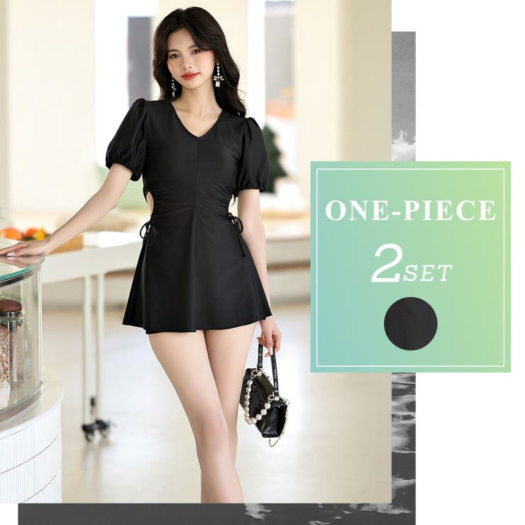 水着体型カバー ワンピース セパレート | teddyshop | 詳細画像10 