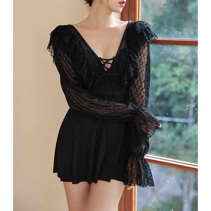 海★Cupshe★Vネック 水着カバー 半袖 シアー シャツドレス ギンガムチェックワンピース/水着【SEADRESS シードレス】通販
