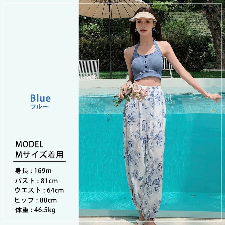 水着体型カバー ビキニ 花柄[品番：TY000008051]｜teddyshop