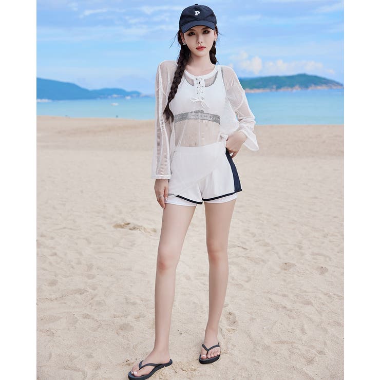 水着体型カバー タンキニ オーバーサイズ | teddyshop | 詳細画像17 