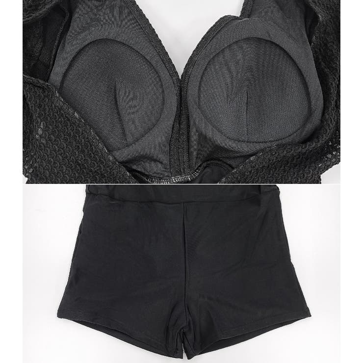 水着体型カバー ワンピース オールインワン | teddyshop | 詳細画像16 