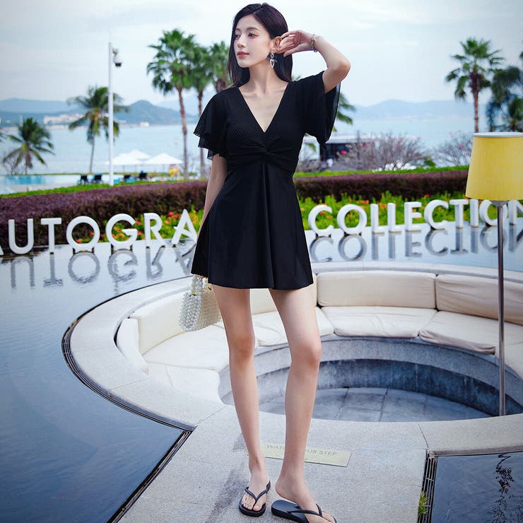 水着体型カバー ワンピース オールインワン | teddyshop | 詳細画像9 