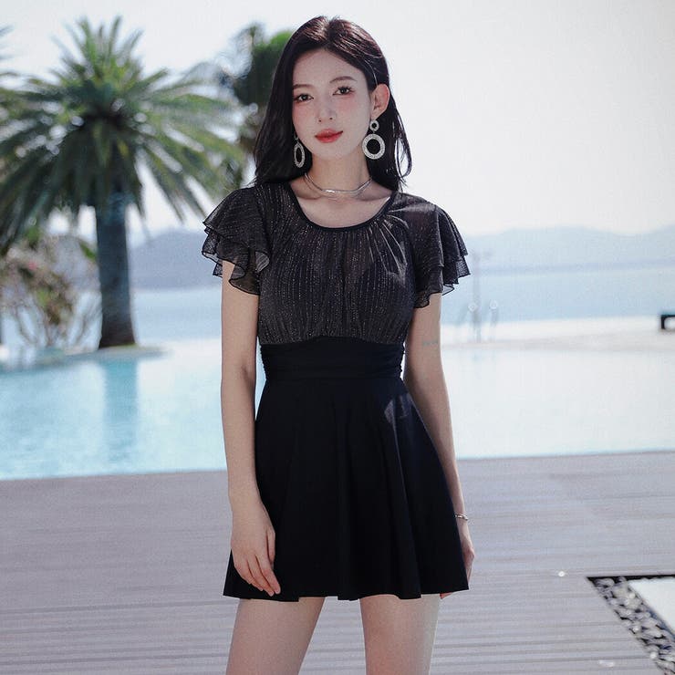 水着体型カバー ワンピース オールインワン | teddyshop | 詳細画像8 