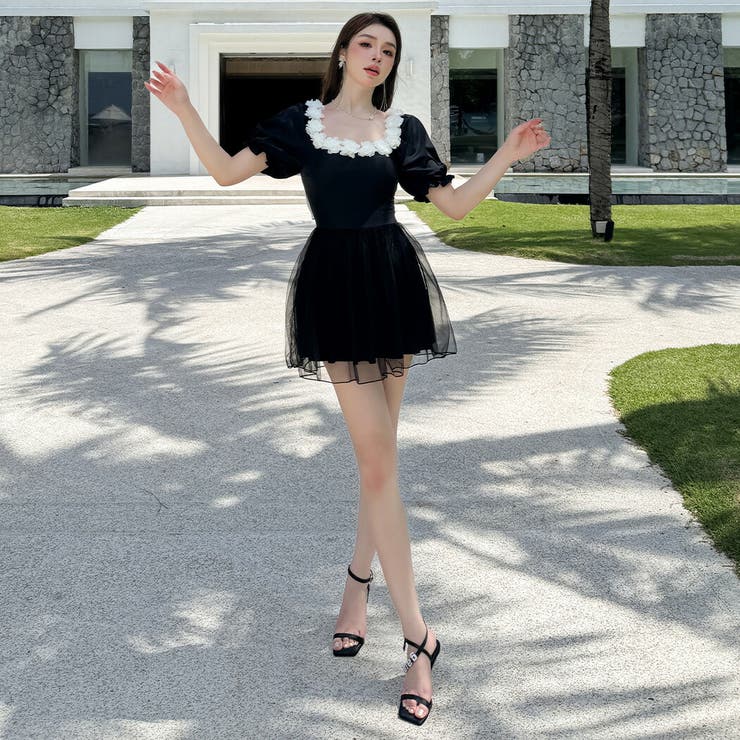 水着体型カバー ワンピース 半袖 | teddyshop | 詳細画像10 