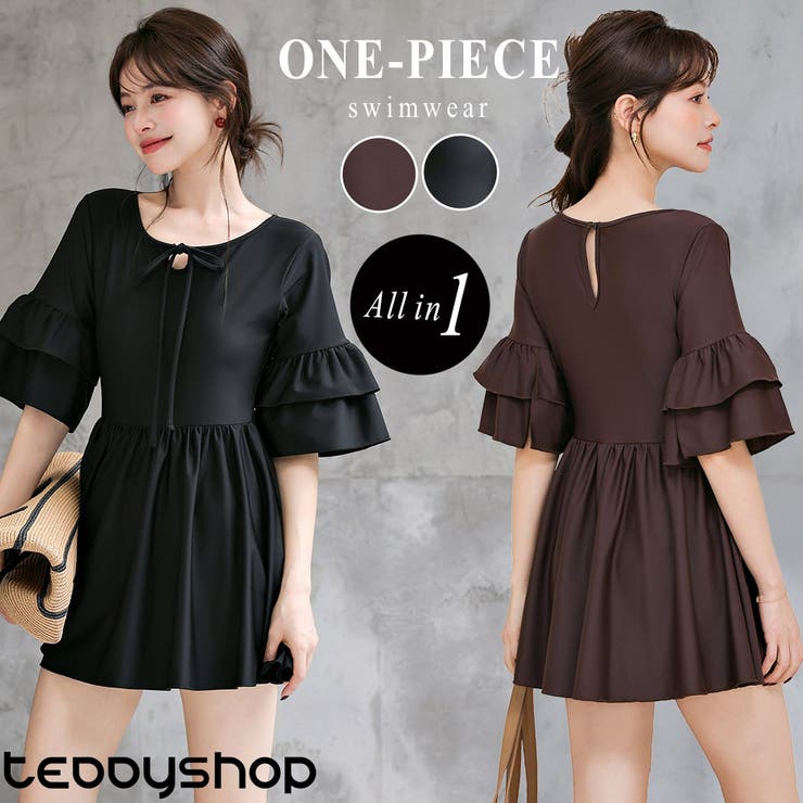 水着 ワンピース 体型カバー | teddyshop | 詳細画像1 