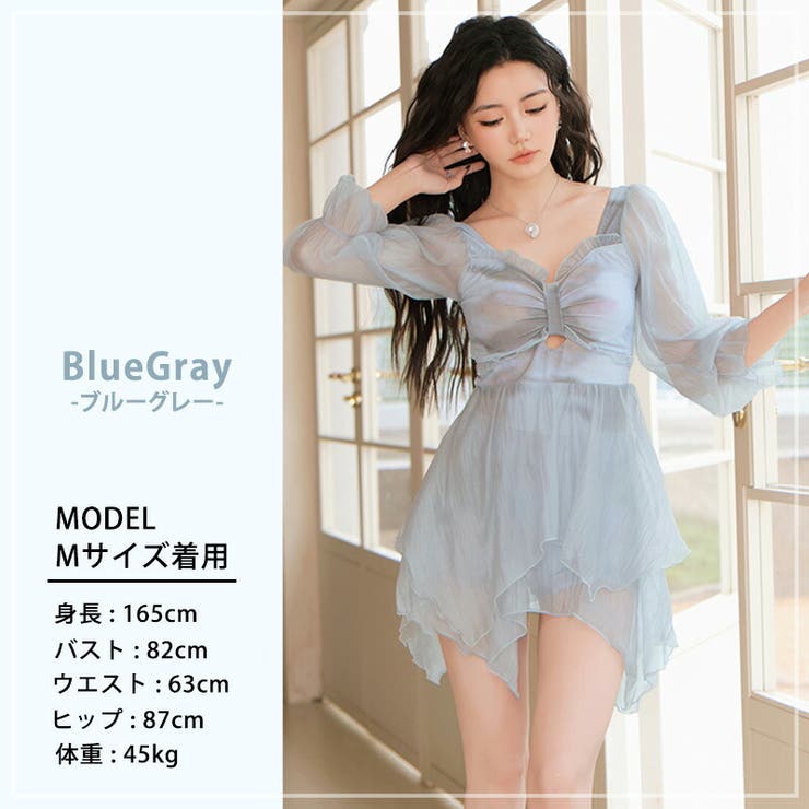 水着体型カバー ワンピース シンプル | teddyshop | 詳細画像8 