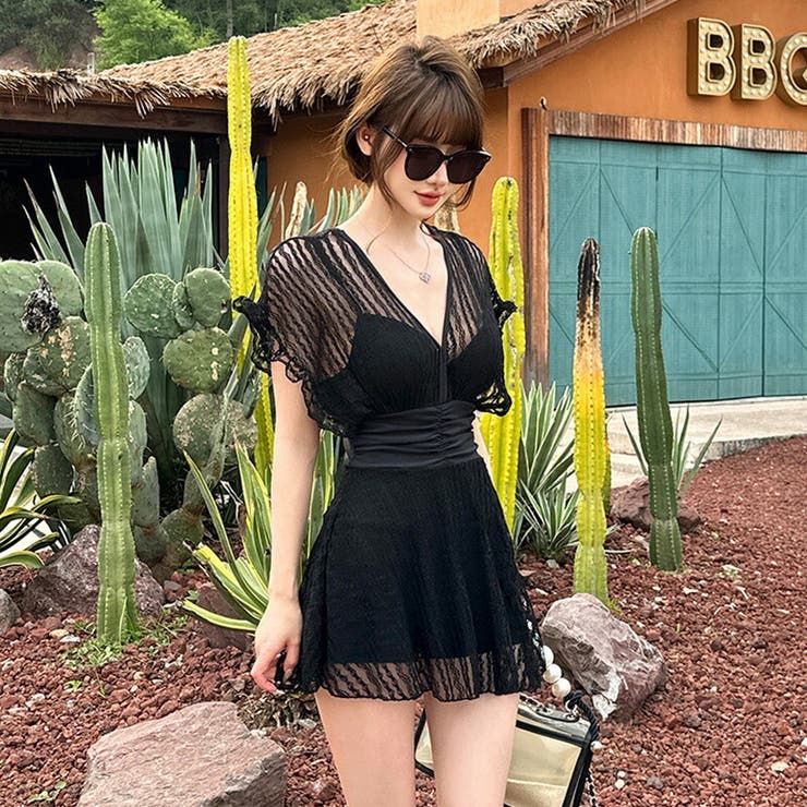 水着体型カバー ワンピース レディース | teddyshop | 詳細画像11 