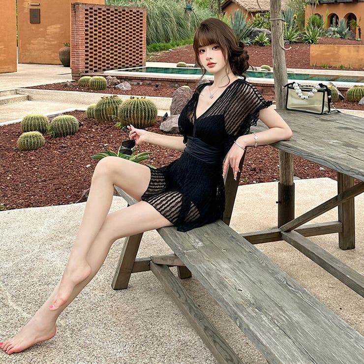 水着体型カバー ワンピース レディース | teddyshop | 詳細画像16 