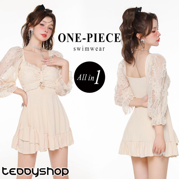 水着 ワンピース 体型カバー | teddyshop | 詳細画像1 