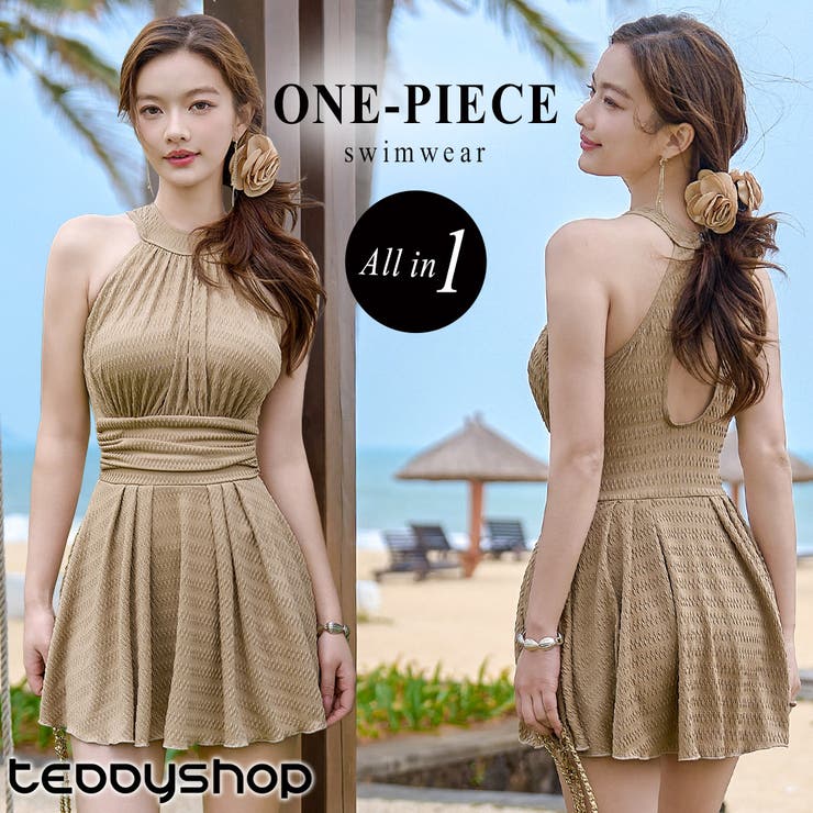 水着 ワンピース 体型カバー | teddyshop | 詳細画像1 