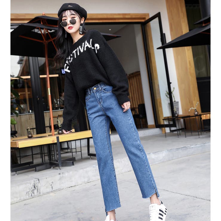 カットオフデニム レディース ストレート | teddyshop | 詳細画像7 
