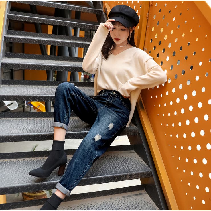 デニムパンツ レディース ストレート | teddyshop | 詳細画像9 