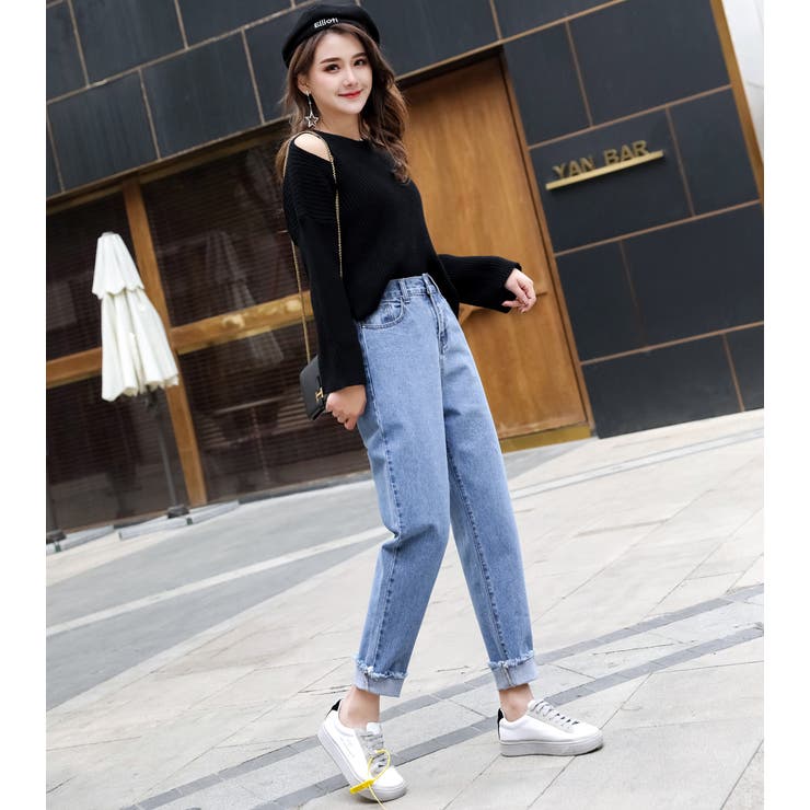 テーパードデニム レディース ストレート | teddyshop | 詳細画像16 