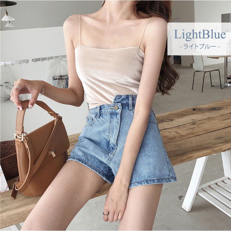 デニムショートパンツ レディース 韓国ファッション | teddyshop | 詳細画像3 