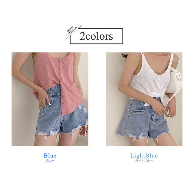 デニムショートパンツ レディース ジーンズ | teddyshop | 詳細画像5 