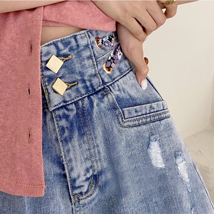 デニムショートパンツ レディース ジーンズ | teddyshop | 詳細画像7 