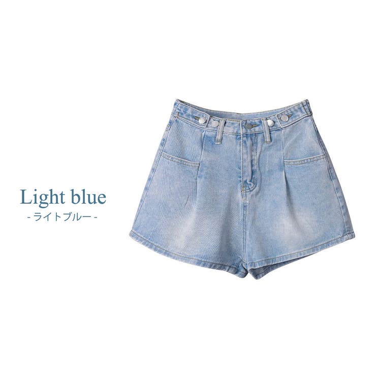 デニムショートパンツ レディース ジーンズ | teddyshop | 詳細画像3 