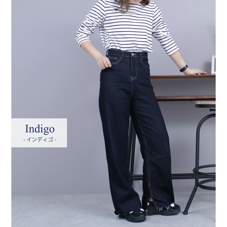 ワイドパンツ デニム レディース | teddyshop | 詳細画像3 
