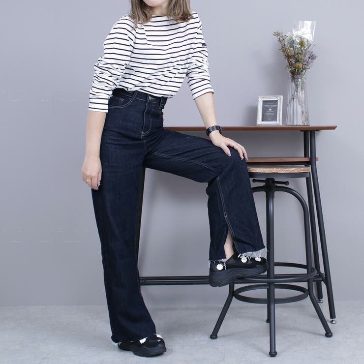 ワイドパンツ デニム レディース | teddyshop | 詳細画像4 