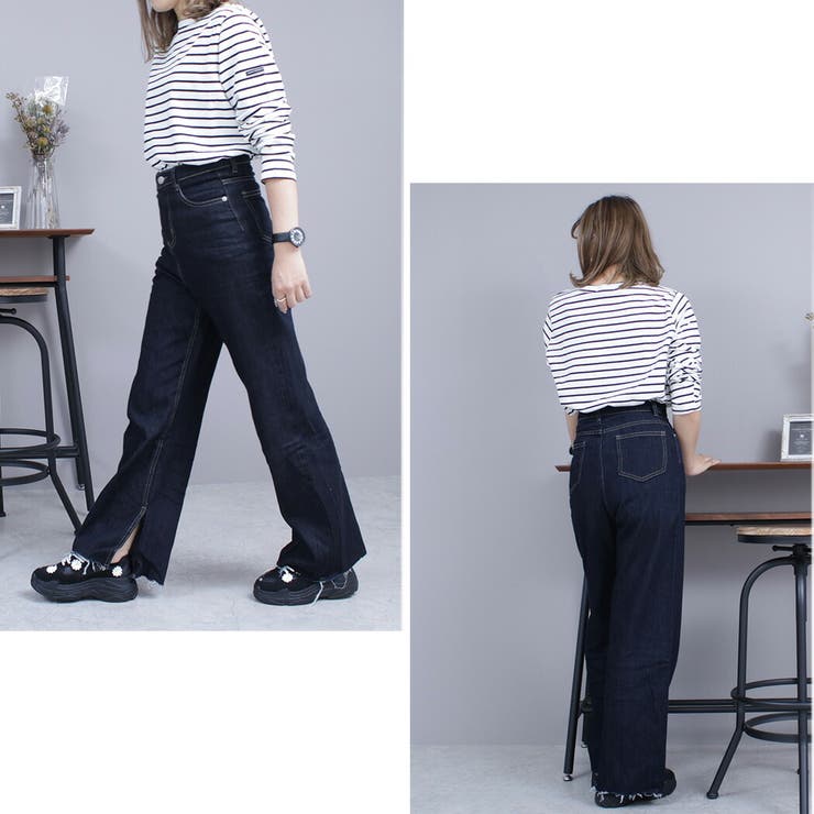 ワイドパンツ デニム レディース | teddyshop | 詳細画像5 