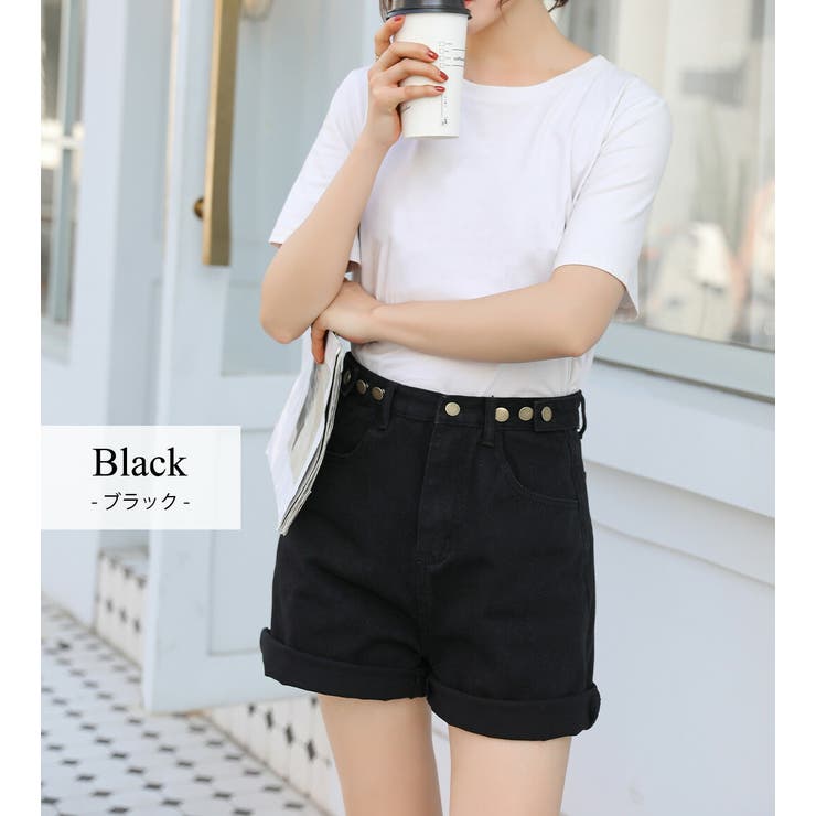 デニムショートパンツ レディース 韓国ファッション | teddyshop | 詳細画像3 